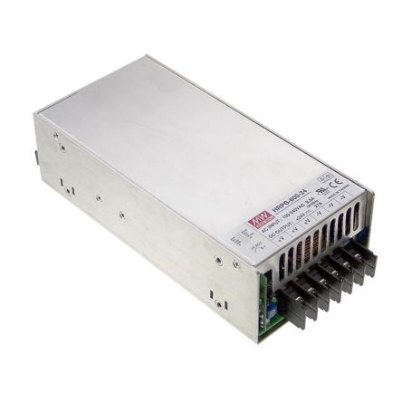 MEAN WELL Switching Power Supply, HRP-600-12, 12V, 53A, 600W, 120 → 370V dc Input Voltage [HRP-600-12]; 424-874