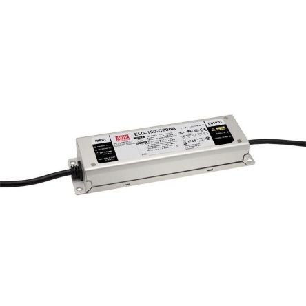 MEAN WELL LED Driver, 151V Output, 150W Output, 1.05A Output, Constant Current / Constant Voltage [ELG-150-C1050]; 424-881