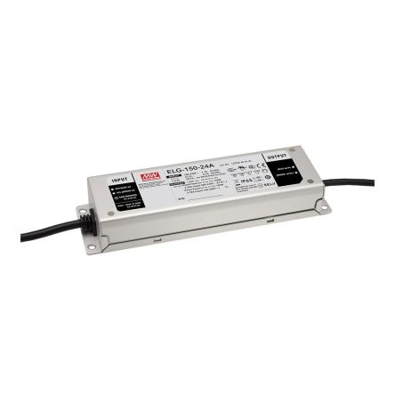 MEAN WELL LED Driver, 48V Output, 150W Output, 3.13A Output, Constant Current / Constant Voltage [ELG-150-48DA-3Y]; 424-882