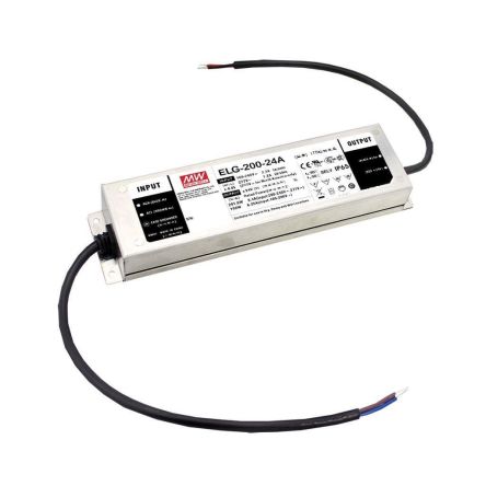 MEAN WELL LED Driver, 36V Output, 200W Output, 5.55A Output, Constant Current / Constant Voltage [ELG-200-36]; 424-900