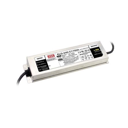 MEAN WELL LED Driver, 360V Output, 240W Output, 700mA Output, Constant Current [ELG-240-C700B]; 424-918