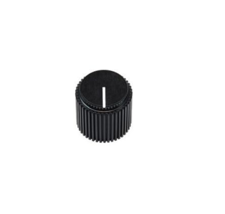 Vishay 18.4mm Black Potentiometer Knob for 6.35mm Shaft Round Shaft, ACCKPR1817NLT14 [ACCKPR1817NLT14]; 425-014