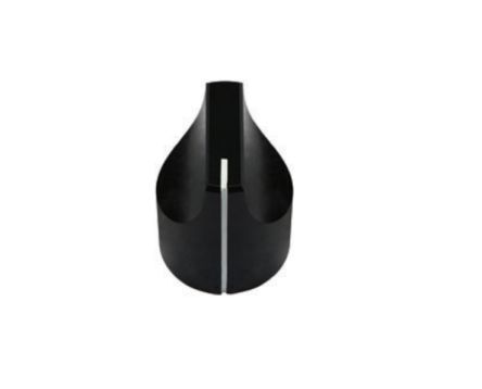 Vishay 19mm Black Potentiometer Knob for 6.35mm Shaft Round Shaft, ACCKMP1925NLP14 [ACCKMP1925NLP14]; 425-026