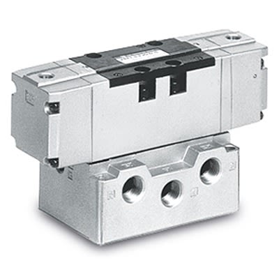 SMC Air Operated Solenoid Valve - Solenoid VSA7-8 Series [EVSA7-8-FG-D-2]; 425-656