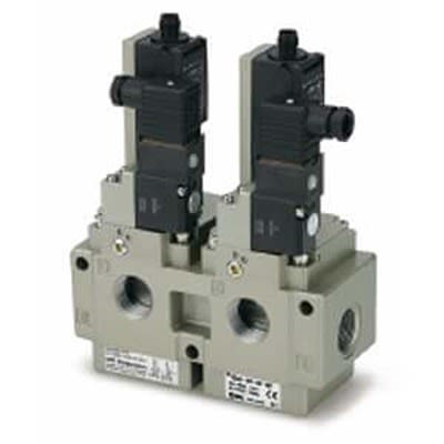 SMC 3 Port Solenoid Valve Pneumatic Solenoid Valve - Solenoid G 3/4 VG Series 24V [VG342R-5DZ-06F-M-X87]; 425-747