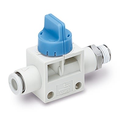 SMC Manual 3 Position Pneumatic Control Valve VH Series, R 1/4, 1/4in, VHK3A-08F-02S [VHK3A-08F-02S]; 425-770