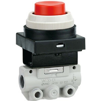 SMC Manual 2 Position Pneumatic Control Valve VM Series, Rc 1/4, 1/4in, VH300-F02 [VM130-F01-36A]; 425-772