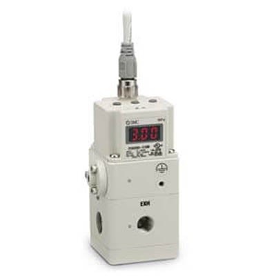 SMC G 3/8 Pneumatic Regulator - 0.01MPa to 3MPa, G 3/8, 5MPa max. input, ITVX2030-04F3N [ITVX2030-04F3N]; 426-201