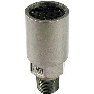 SMC 25 Zinc Alloy Pneumatic Silencer, Threaded, R 1/4 [2510-002]; 426-551