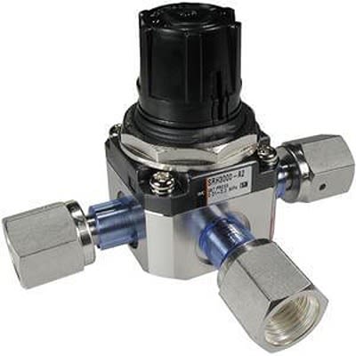 SMC Rc 1/2 Pneumatic Regulator - 0.02MPa to 0.2MPa, Rc 1/2, 1.5MPa max. input, SRH4100-04 [SRH4100-04]; 426-666