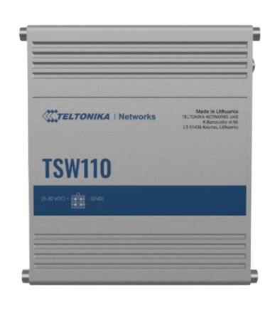 Teltonika TSW, Unmanaged 5 Port Industrial Ethernet Switch With PoE [TSW110]; 428-103