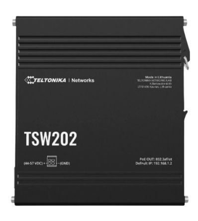 Teltonika Industrial Ethernet Switch [TSW202]; 428-104