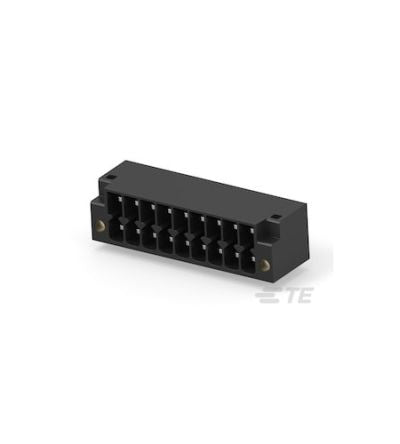 TE Connectivity 2842 Series PCB Terminal Block, 18-Contact, 3.5mm Pitch, Board Mount, 2-Row, Through Hole Termination [2842497-9]; 428-566