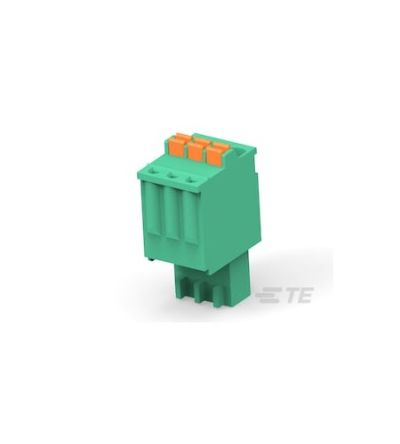 TE Connectivity 2842 Series PCB Terminal Block, 3-Contact, 2.5mm Pitch, Board Mount, 1-Row, Push In Termination [2842528-3]; 428-575