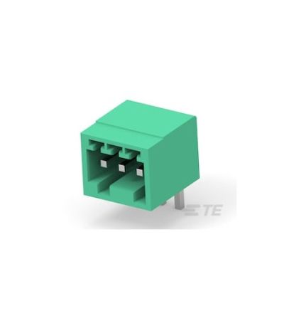 TE Connectivity 2842 Series PCB Terminal Block, 3-Contact, 2.5mm Pitch, Board Mount, 1-Row, Through Hole Termination [2842530-3]; 428-577