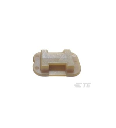 TE Connectivity Self Adhesive Beige Cable Tie Mount [2400050-1]; 428-594