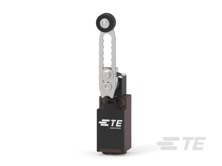 TE Connectivity TLS Series Adjustable Roller Lever Limit Switch, 1NO/1NC, IP67, SPST, Thermoplastic Housing, 230V ac ac [1-2483582-2]; 428-604