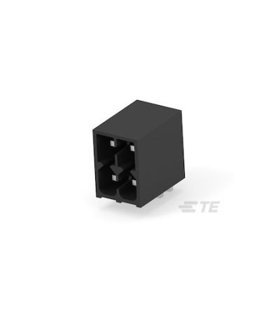 TE Connectivity 2842 Series PCB Terminal Block, 4-Contact, 3.5mm Pitch, Board Mount, 2-Row, Through Hole Termination [2842491-2]; 428-615