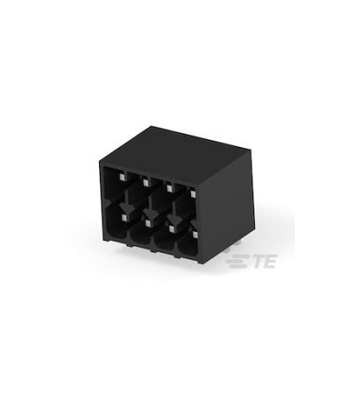 TE Connectivity 2842 Series PCB Terminal Block, 8-Contact, 3.5mm Pitch, Board Mount, 2-Row, Through Hole Termination [2842491-4]; 428-617
