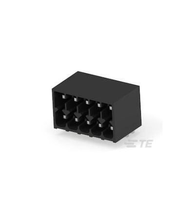 TE Connectivity 2842 Series PCB Terminal Block, 10-Contact, 3.5mm Pitch, Board Mount, 2-Row, Through Hole Termination [2842491-5]; 428-618