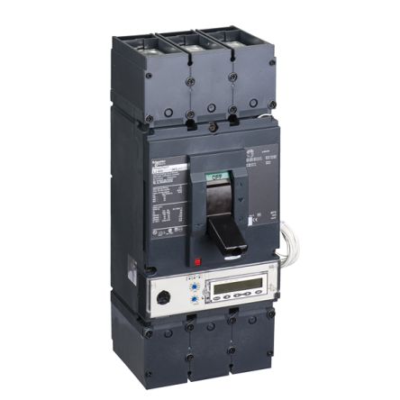 Schneider Electric, PowerPact MCCB 3P 400A, Breaking Capacity 18 kA, DIN Rail Mount [NLJL36400U31X]; 428-709