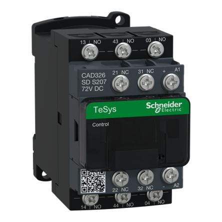 Schneider Electric TeSyS CA Control Relay 3NO/2NC, 10 A Contact Rating, 72 V, CAD326 [CAD326SDS207]; 428-761