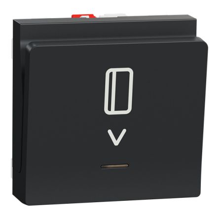 Schneider Electric Anthracite Rocker Light Switch, 2 Way, 1 Gang, Unica [NU328354]; 428-783