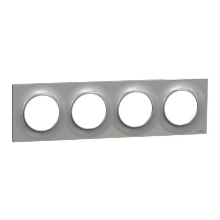 Schneider Electric 4 Gang Cover Plate [S520708E]; 428-801