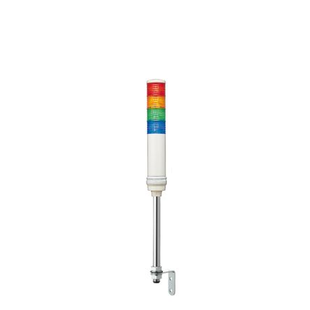 Schneider Electric Harmony XVC6 Series Red/Green/Orange/Blue Buzzer Signal Tower, 4 Lights, 100 → 240 V, [XVC6M45S]; 428-889