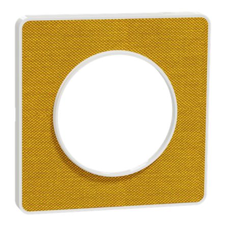 Schneider Electric Yellow 1 Gang Cover Plate [S520802KY]; 428-901