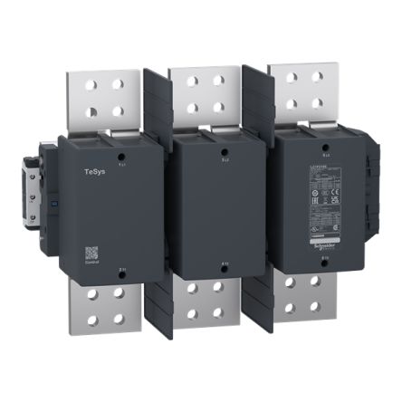 Schneider Electric TeSys TeSyS F Contactor, 200 V Coil, 3-Pole, 2.1 kA, 200 W, 3NO, 200 V [LC1F2100LD]; 428-954