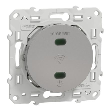 Schneider Electric Odace 2011 Grey, White Plug Socket [S530465]; 428-979