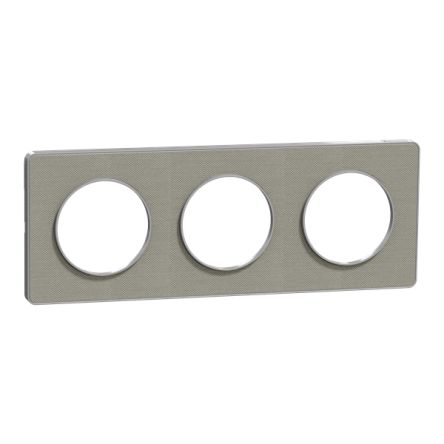 Schneider Electric Grey 3 Gang Cover Plate [S530806KG]; 428-983