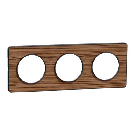 Schneider Electric Anthracite 3 Gang Cover Plate [S540806P4]; 428-993