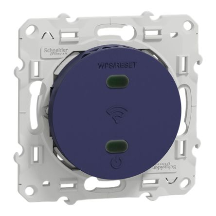 Screw Terminal Blue Wall Plate Module, Flush Mount [S550465]; 429-003