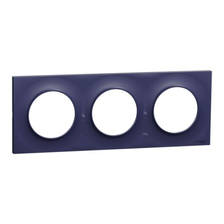 Schneider Electric Blue 3 Gang Cover Plate [S550706]; 429-008