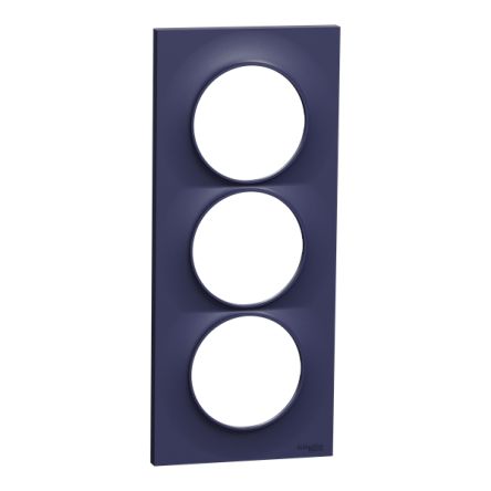 Schneider Electric Blue 3 Gang Cover Plate [S550716]; 429-009