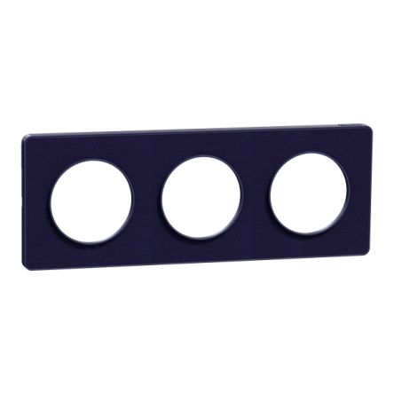 Schneider Electric Blue 3 Gang Cover Plate [S550806KC]; 429-012