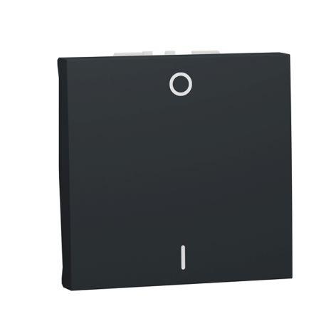 Schneider Electric Anthracite Rocker Light Switch, 1 Way, 1 Gang, Unica [NU326254]; 429-021