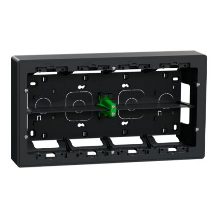 Schneider Electric Unica Anthracite Grey ABS Back Boxes,  Surface Mount, 165 x 300 x 50mm [NU821054]; 429-033