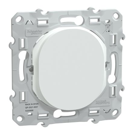Schneider Electric Ovalis Series Push Button Switch, Flush Mount, IP21D [S320666]; 429-087