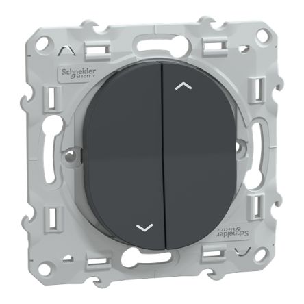 Schneider Electric Ovalis Grey Thermoplastic Back Boxes,  Surface Mount, 71 x 71 x 43mm [S340208]; 429-090