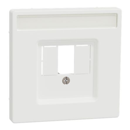 Schneider Electric White 2 Gang Cover Plate [MTN4250-6037]; 429-099