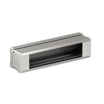 Schneider Electric OptiLine Clear Aluminium Back Boxes, IP30, 240 x 60 x 60mm [ISM20421]; 429-160