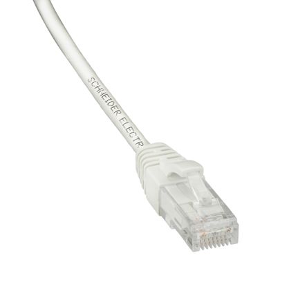 Schneider ElectricActassi, 500mm Cat6, White, F/UTP Shielded, Terminated Polyethylene Sheath [ACTPC6FULS05WE]; 429-238