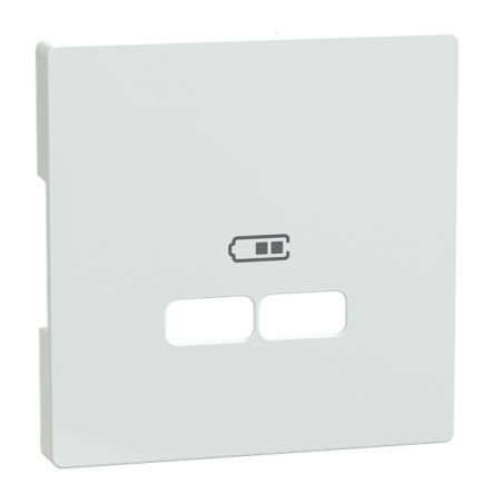 Schneider Electric White 2 Gang Cover Plate [MTN4367-6035]; 429-321