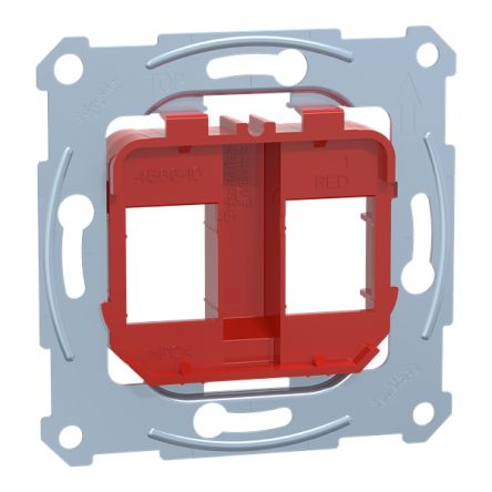 Schneider Electric Red Interface Unit, 2 Way, 2 Gang, D-Life [MTN4566-0006]; 429-326
