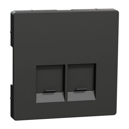 Schneider Electric Anthracite 2 Gang Cover Plate [MTN4572-6034]; 429-327