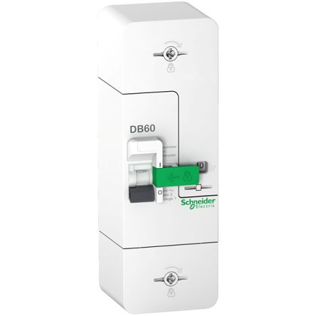 Schneider Electric Resi9 Electronic Circuit Breaker 60A Resi9 DB, DIN Rail Type C [R9FN660]; 429-444