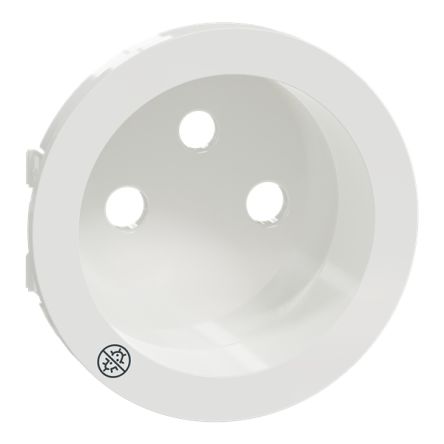 Schneider Electric White 1 Gang Cover Plate [S500659]; 429-457